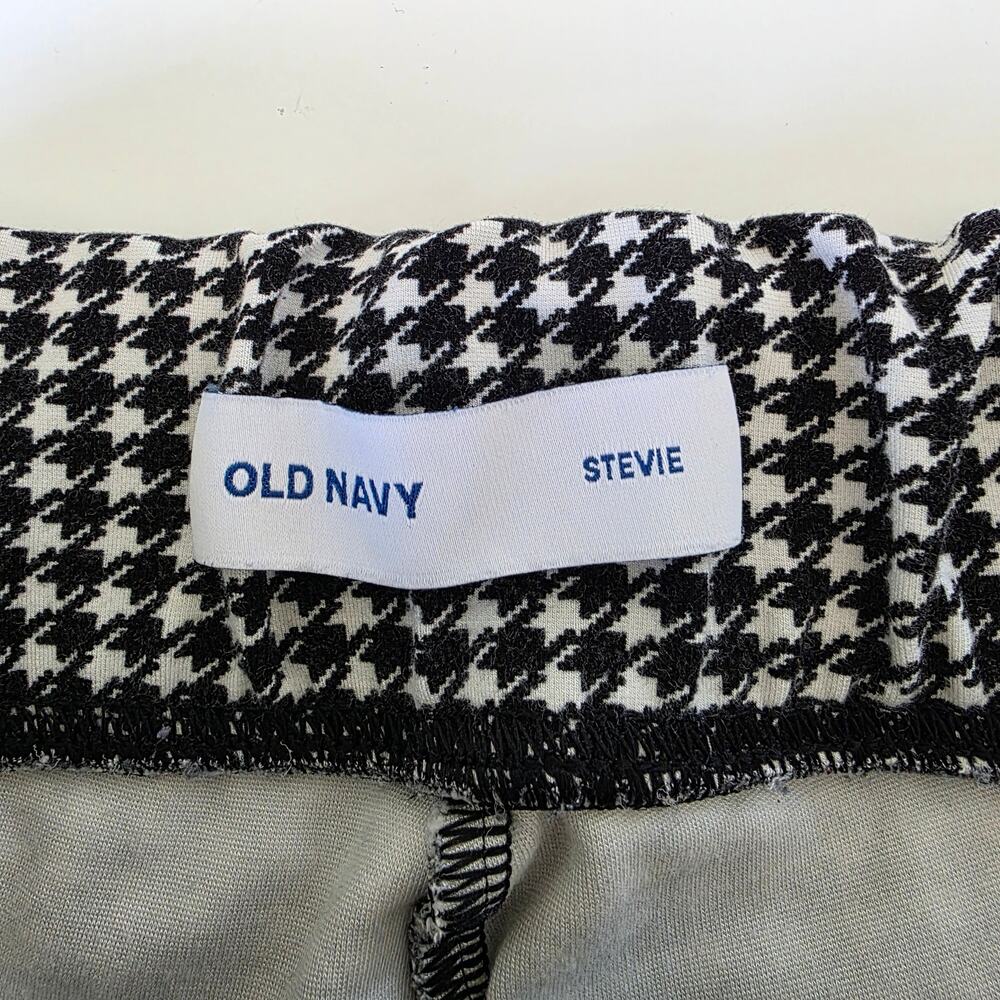 Old Navy Stevie Pull On Houndstooth Pants Womens 1X Plus Stretch Skinny Career - Picture 7 of 11